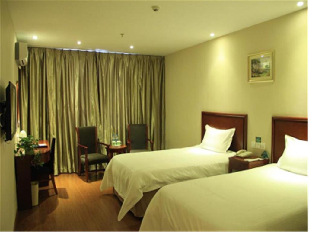 Greentree Inn Ji'Nan Xishichang Weiba Road Business Hotel Jinan Zimmer foto